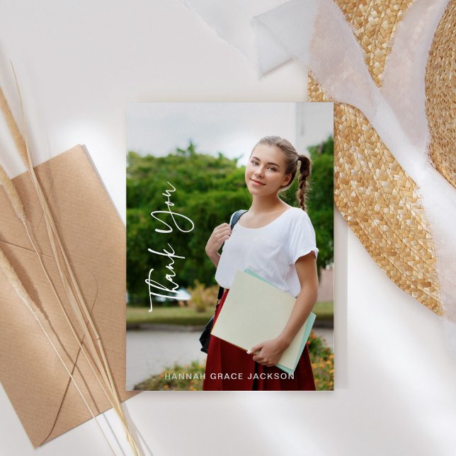 Carte photo Merci (Créateur téléchargé)