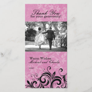 Carte photo Merci (4x8)