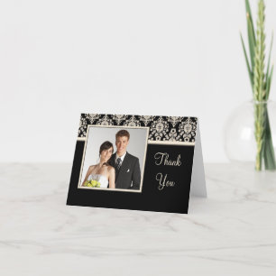Carte photo Merci mariage