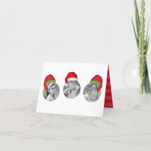 Carte photo multiphoto Santa Claus Elf Christmas