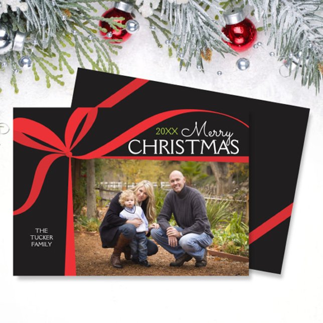 Carte photo Noël Bow (Créateur téléchargé)