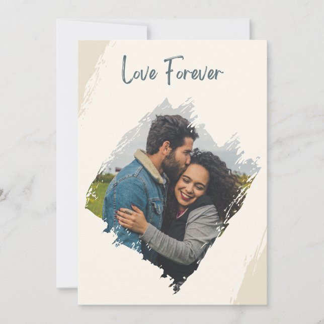 Carte photo personnalisable (Devant)