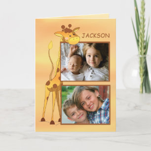 Carte Photo personnalisable, Nom Big Brother Félicitatio