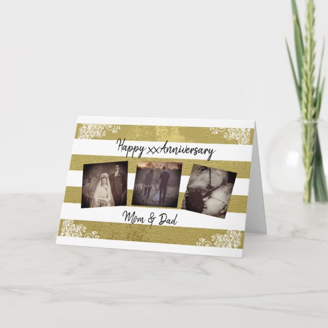 Carte photo personnalisé d'anniversaire (Devant)