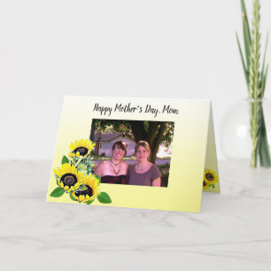 Carte Photo personnalisée Bonne fête des mères