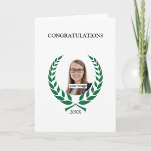 Carte Photo personnalisée et remise de diplôme au laurie