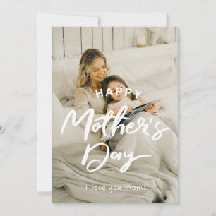 Carte Photo personnalisée Fête des mères Amour Maman