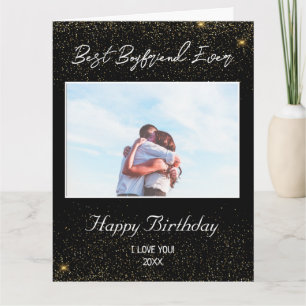 Carte Photo personnalisée Joyeux anniversaire meilleur B