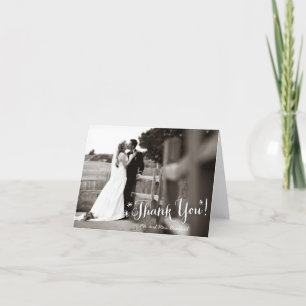 Carte photo personnalisée Joyeux Merci