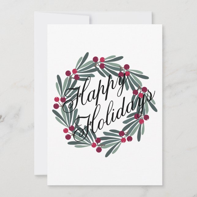 Carte photo Personnaliser Joyeux Joyeux Jours de V (Devant)