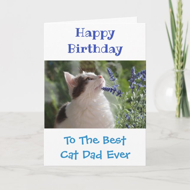 Carte Photo pour animaux de compagnie du meilleur papa c (Devant)