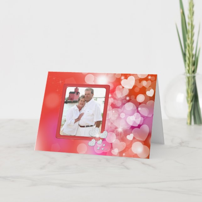 Carte photo pour la Saint Valentin (Devant)