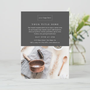 Carte Photo professionnelle minimaliste de l'événement p