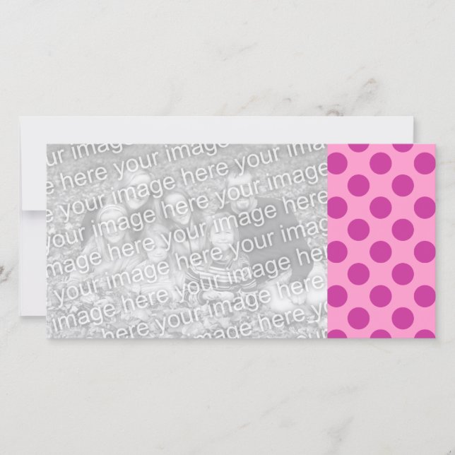 Carte photo rose (Devant)