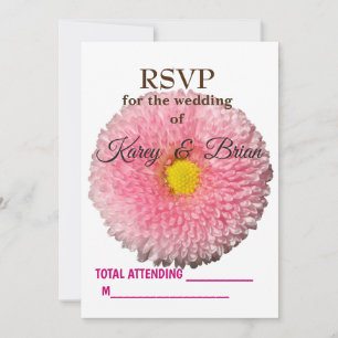 Carte photo RSVP Daisy Blossom
