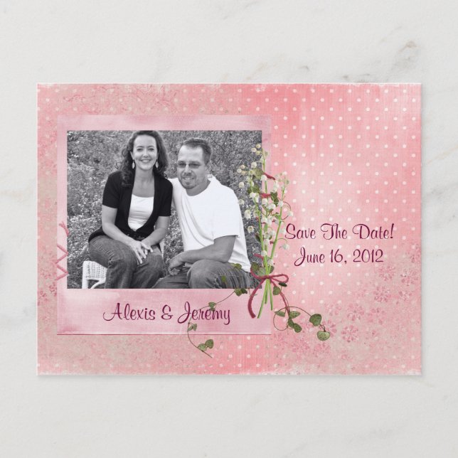 Carte photo "Sauvez la date" (Devant)