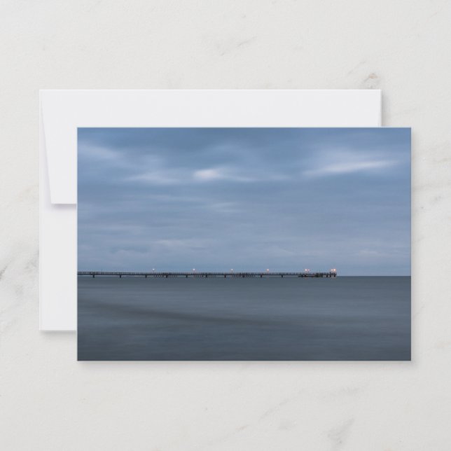 Carte photo Seebrücke Lubmin (Devant)