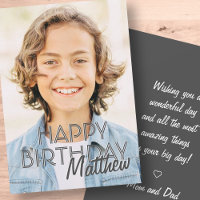 Photo simple moderne Accueil d'anniversaire