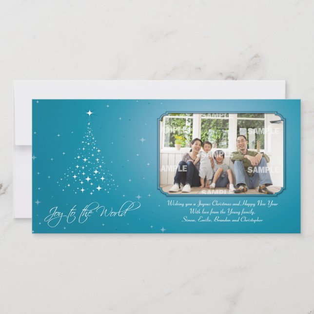 Carte photo Sparkly Joy (Devant)