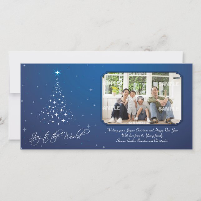 Carte photo Sparkly Joy (Devant)