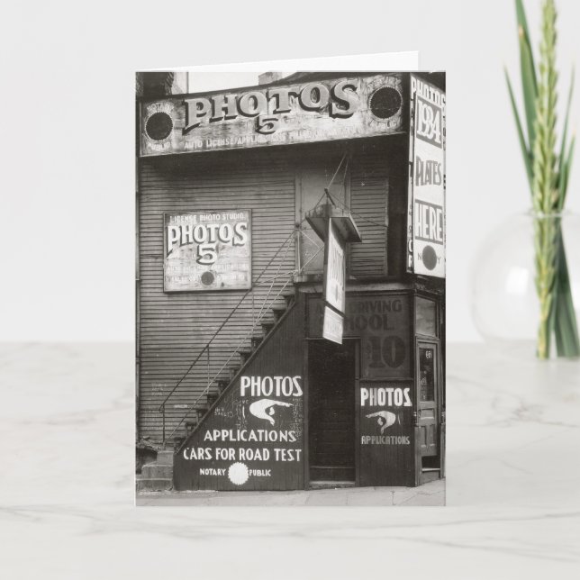 Carte Photo Studio, 1934 (Devant)