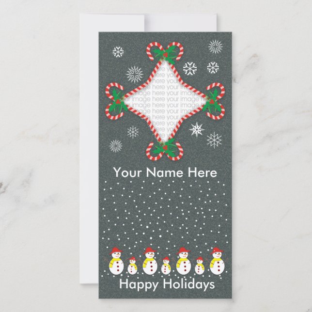 Carte photo sucre de canne (Devant)