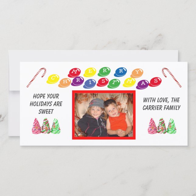 Carte photo Sweet Christmas (Devant)