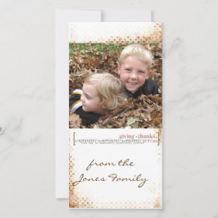 carte photo thanksgiving