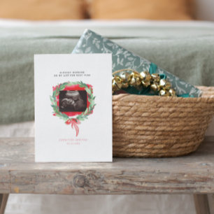 Carte Photo Ultrasound Aquarelle Camion Joyeux Noël