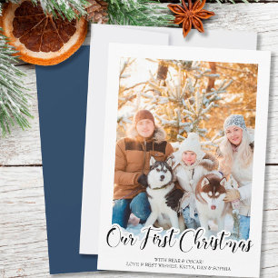 Carte Photo Verticale de Noël