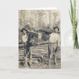 Carte photo vintage d'enregistreurs