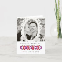 Carte photo XOXO Valentine's Day