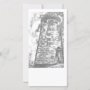Carte Photocarte Stone Lighthouse