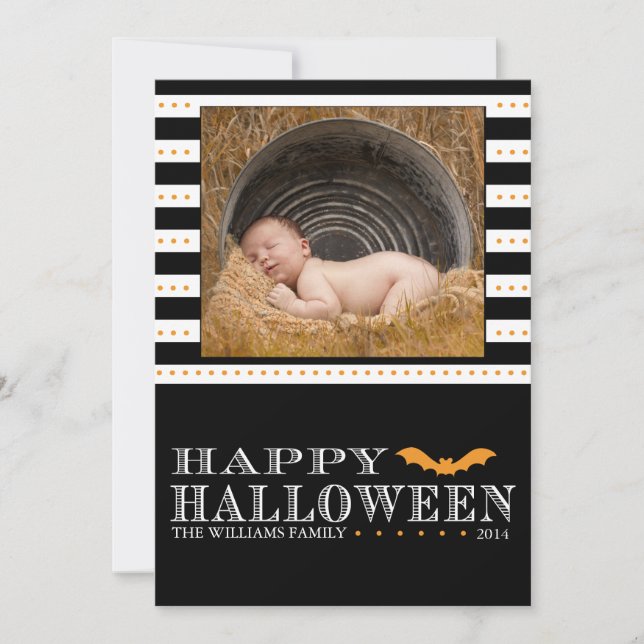 Carte Photocartes Batty Halloween (Devant)