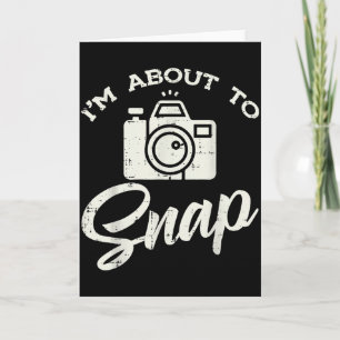 Carte Photographe Appareil Photo Je Vais Prendre Une Pho