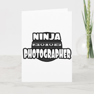 Carte Photographe de Ninja