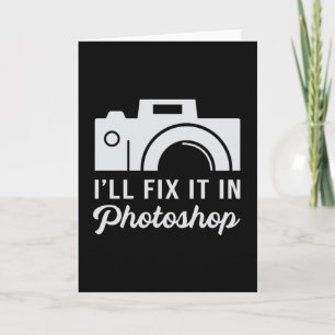 Carte Photographe Photographe Lens Caméra Drôle Cadeau