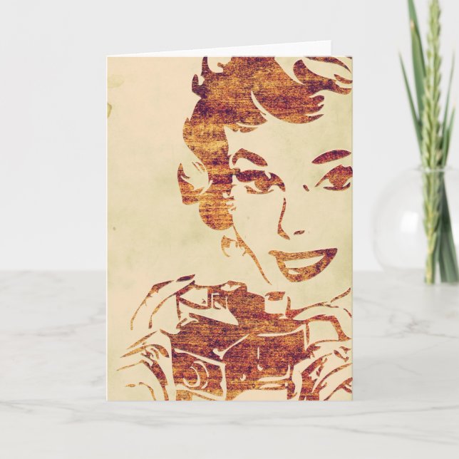 Carte Photographe rétro (Devant)