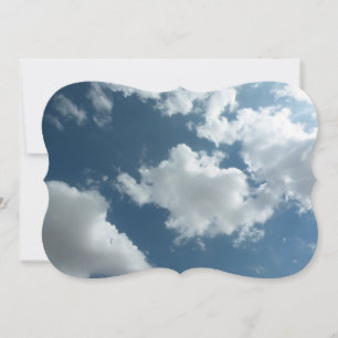 Carte Photographie abstraite de ciel nuageux