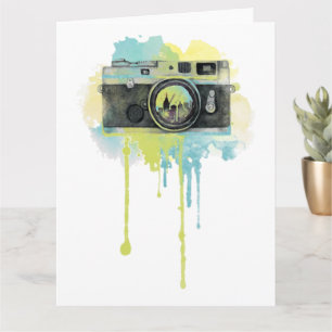 Carte Photographie Camara Lover Idée du photographe Vint