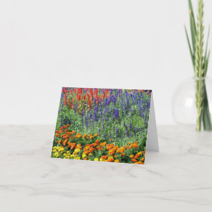 Carte Photographie de fleurs de beauté de jardin note