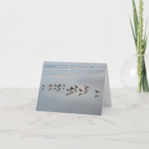Carte Photographie de plage vide à l'intérieur Merci