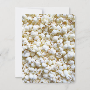 Carte Photographie de texture de Popcorn