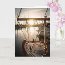 Photographie de voilier nautique et de coucher de
