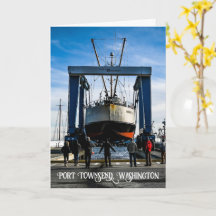 Photographie du chantier naval de Port Townsend
