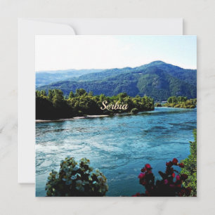 Carte Photographie du paysage de Serbie