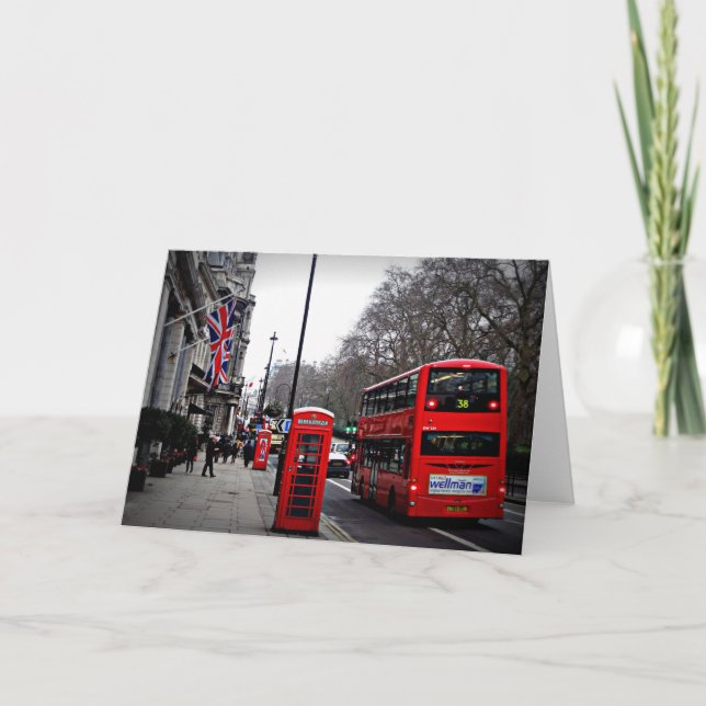 Carte Photographie du paysage urbain de Londres (Devant)