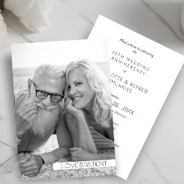 Carte Photographie noir et blanc Tout l'anniversaire du 