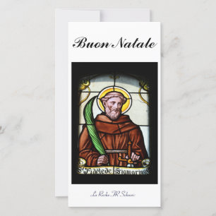 Carte photographique de Buon Natale
