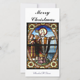Carte photographique de Merry Christma